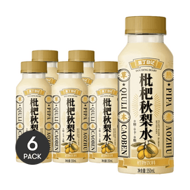 Loquat and Autumn Pear Drink, 11.8 fl oz *6【6 Packs】【0 Sugar 0 Fat Low Calories】