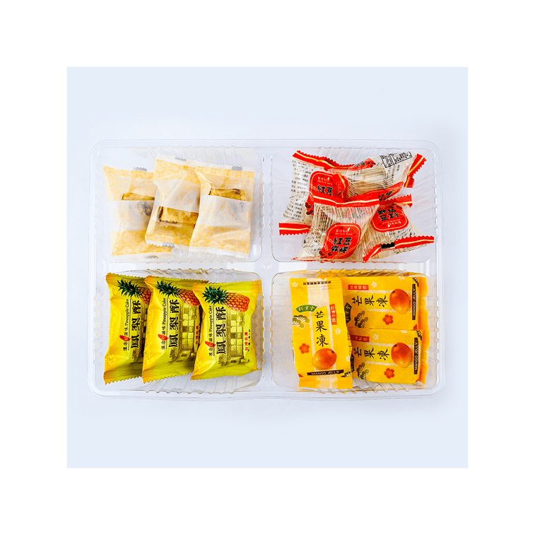 【台湾必买伴手礼】小山等露  什锦点心礼盒 综合台湾名产 321g 4