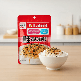 日本NAGATANIEN永谷園 A-LabelA標籤系列 鮭魚飯素 鮭魚拌飯香松 30g【不含小麥牛奶蛋過敏原】【無香精色素】