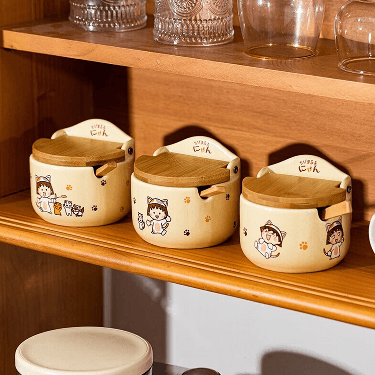さくぱるさん専用チェリー柄ホーロー♪保存容器2個セット♪マニー風⭐︎倉敷意匠計画室 MDZF 調味料ジャーキャニスター チェリーまる子ちゃん - Yami