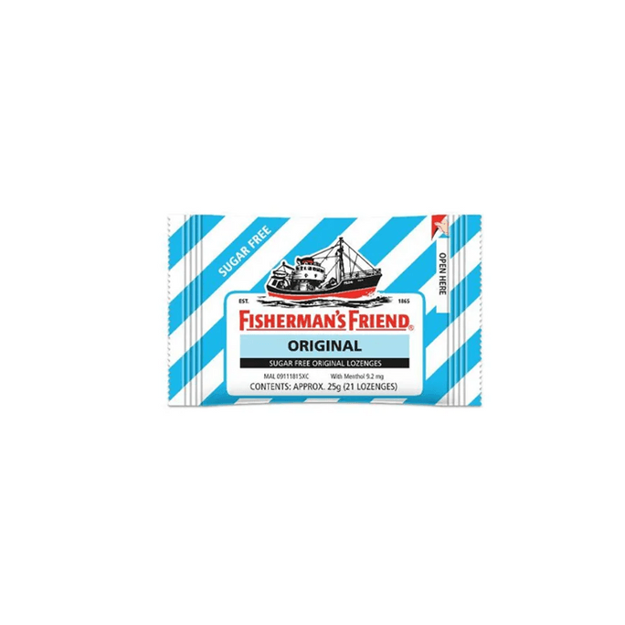【馬來西亞直郵】 英國 FISHERMAN'S FRIEND 漁夫之寶 原味潤喉糖止咳糖 21粒裝