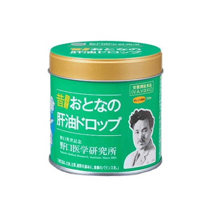 Noguchi Medical Research Institute Adult Cod Liver Oil Capsules 100 Capsules