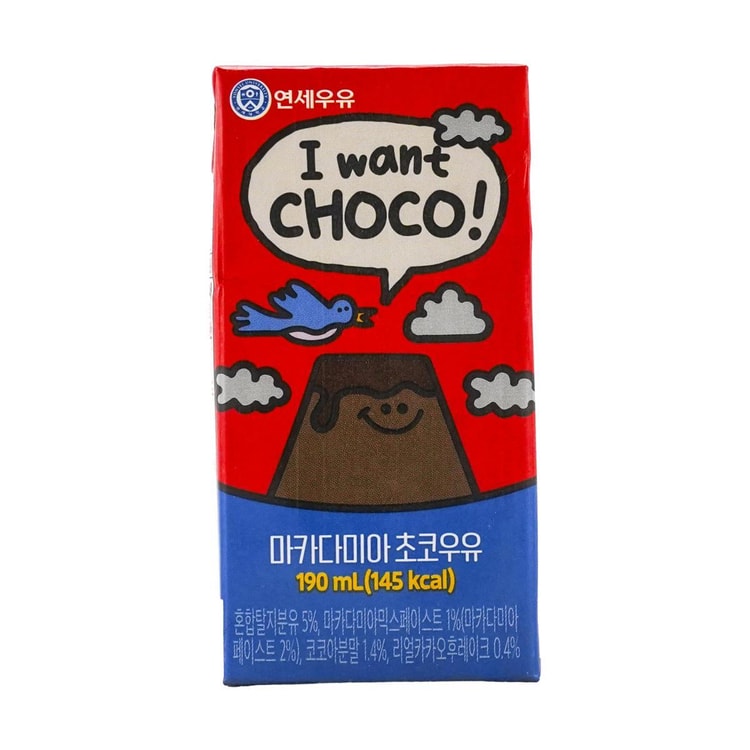 YONSEI Milk Macadamia Choco, 6.42 fl oz - Yami.com