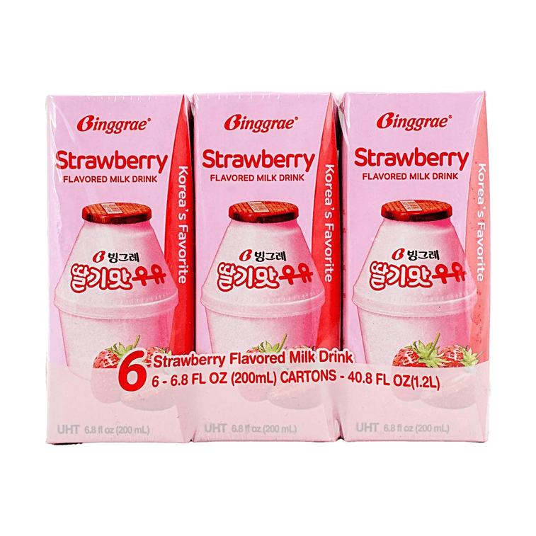 ビングレ ストロベリーミルク（200ml×6本）韓国産 3
