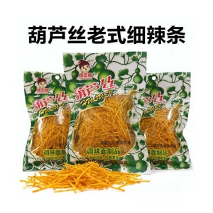 优选市集 葫芦丝经典儿时辣条解馋香酥金丝干辣丝8090怀旧麻辣零食 5包
