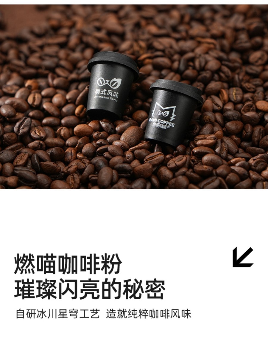 燃喵 冷萃冻干即溶纯黑咖啡 美式风味 中度烘焙 18颗装 36g【唤醒一天 还原经典】