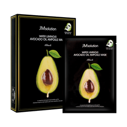 Water Luminous AVOCADO OIL AMPOULE Mask Black 10sheets