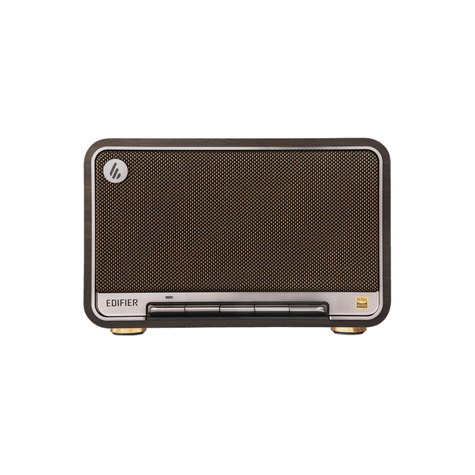 Edifier D32 데스크탑 무선 스피커 고음질 블루투스 휴대용 레트로 조합 스피커 블랙