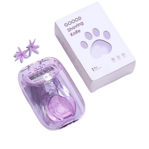 Shaving Razor Women's Armpit Hair Hand and Leg Hair Remover Charming Purple Short Bing Model 1 pc.