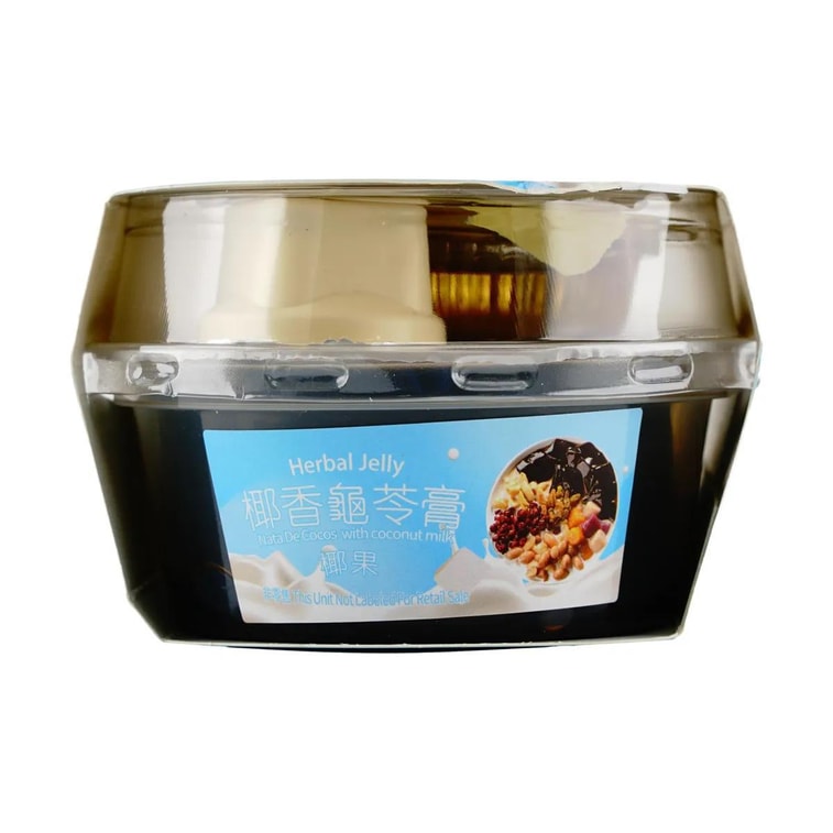 鷹金錢 椰香龜苓膏 即食燒仙草 椰果味 460g 3