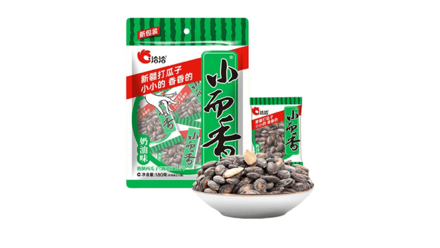中国直邮】 洽洽小而香西瓜子新疆打瓜子独立小袋装恰恰奶油味西瓜子