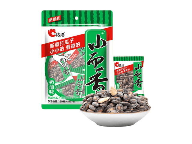 中国直邮】 洽洽小而香西瓜子新疆打瓜子独立小袋装恰恰奶油味西瓜子