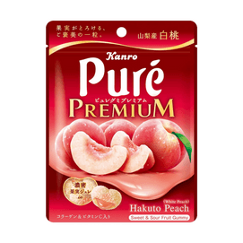 PURE Gummies White Peach Flavor 54g