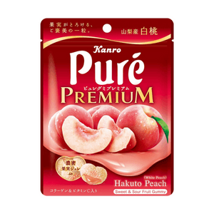 PUREグミ 白桃味 54g