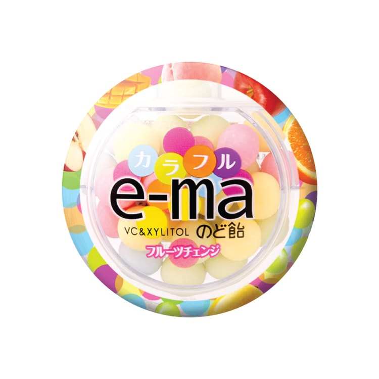 UHA E-MA Flavored Candy Multi-Fruit Flavor 33g - Yami.com