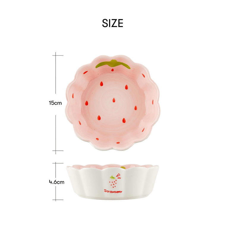 Saladier Série Fraise, 6 pouces 5