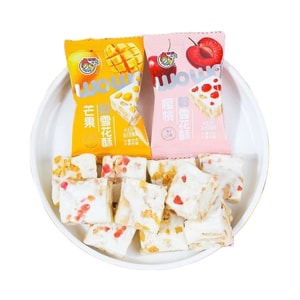 Oooh, Dual Flavors Of Snowflake Pastry, Mango Flavor, Cherry Flavor, Sour Sweet, Soft And Sticky, With Lingering Fragrance On The Lips And Teeth, Soft And Long, 150g ± 5g