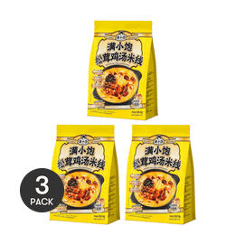【全美最低价】满小饱 松茸鸡汤风味米线 240.5g *3【3份超值装】【爆款新品】【高汤米粉】【亚米独家】【包装随机】【开学季囤货】