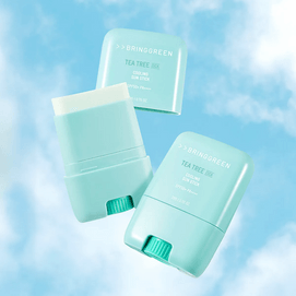 韩国BRING GREEN芭兰歌林 茶树积雪草清凉防晒棒 SPF50+ PA++++ 20g 降温舒缓镇静 修护全身可用 敏感肌痘痘肌专研 