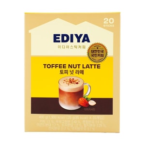 Toffee Nut Latte - Instant Coffee, 20 Sticks* 0.7oz