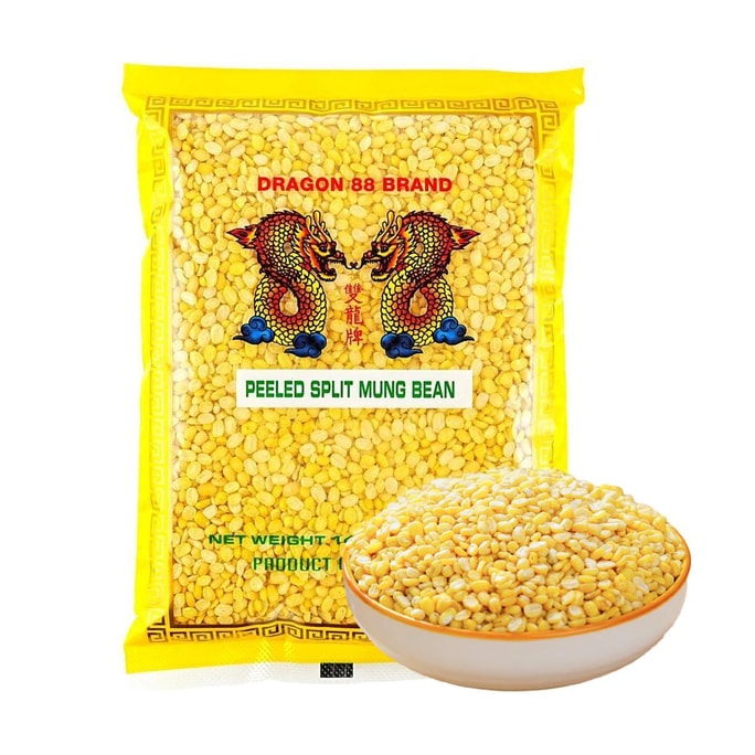 Peeled Split Mung Bean ,14 oz【Thailand Origin】