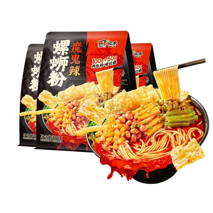 Snail powder devil spicy 386g*1 bags