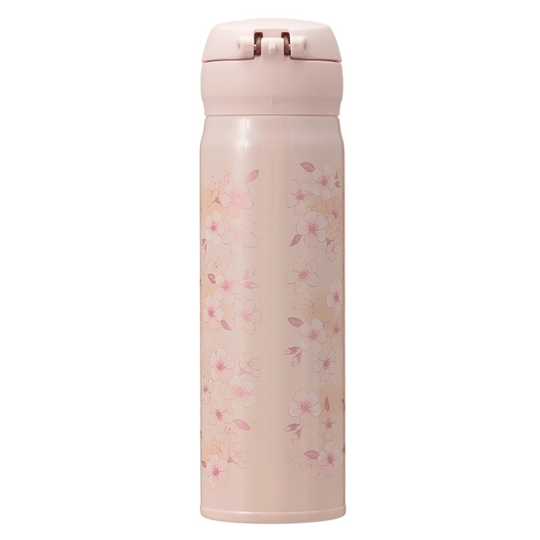 Starbucks SAKURA Steel Bottle, Pink Beige, 500ml 5