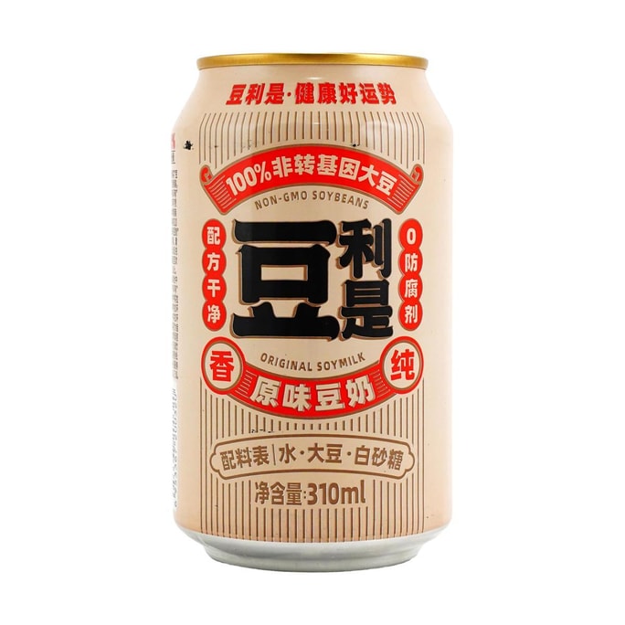Soy Milk Original Flavor 10.5 fl oz【100% Non-Gmo Soybeans】【Nutritious Breakfast】