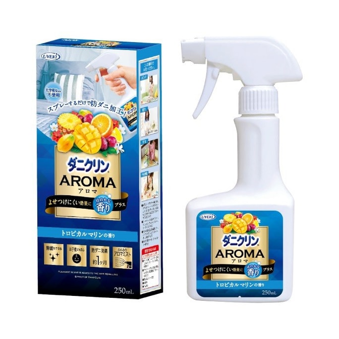 日本 UYEKI 威奇 免洗除菌防螨虫喷剂 水果香 250ml
