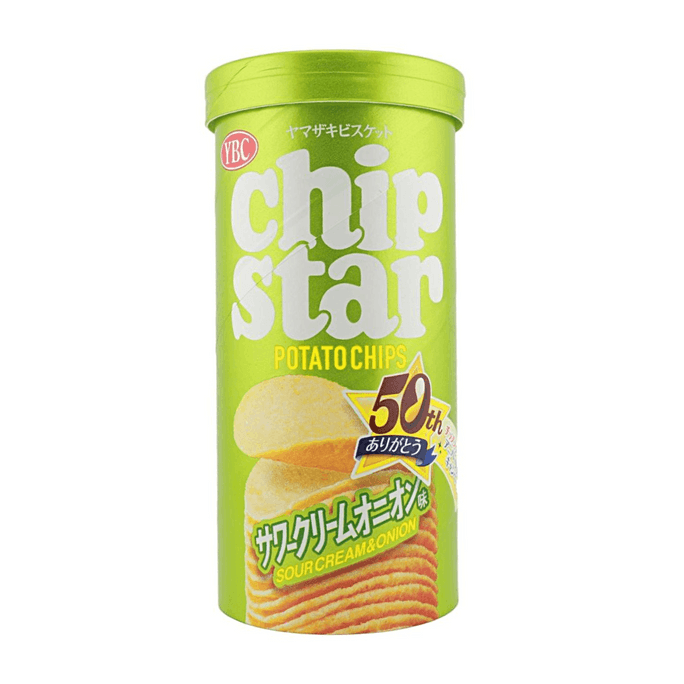 칩스타 감자칩 사워크림 & 어니언 맛 1.59 oz 【클래식 사워크림 & 어니언 맛】【바삭하고 맛있음】