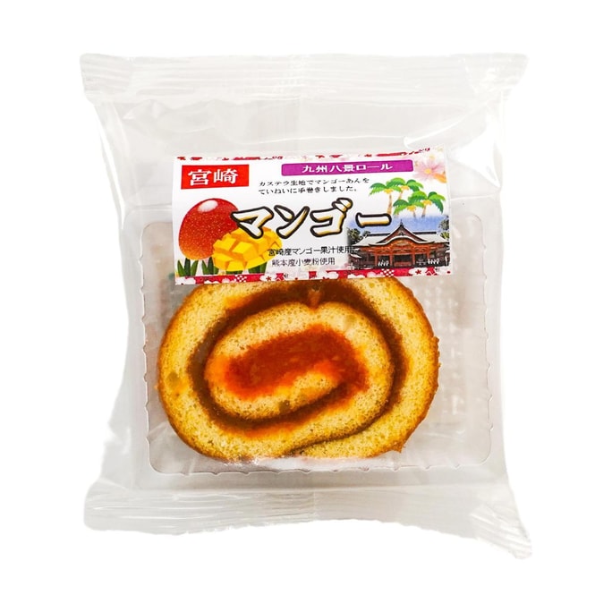 日本ISOPPUSEIKA伊索製果 宮崎芒果捲 日式蛋糕卷 35g