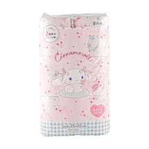 日本MARUTOMI 三丽鸥 粉色春日花纹卫生纸 12卷 双层