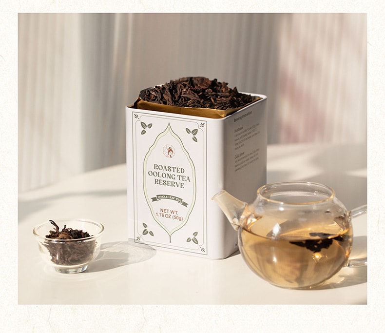 茶颜悦色 原叶茶-重焙乌龙茶,50g【焦香醇厚不苦涩 天然回甘层次丰富】古法炭火慢焙,浓郁焦香,入口顺滑无苦涩,持久天然回甘,滋味立体丰富,暖胃解腻