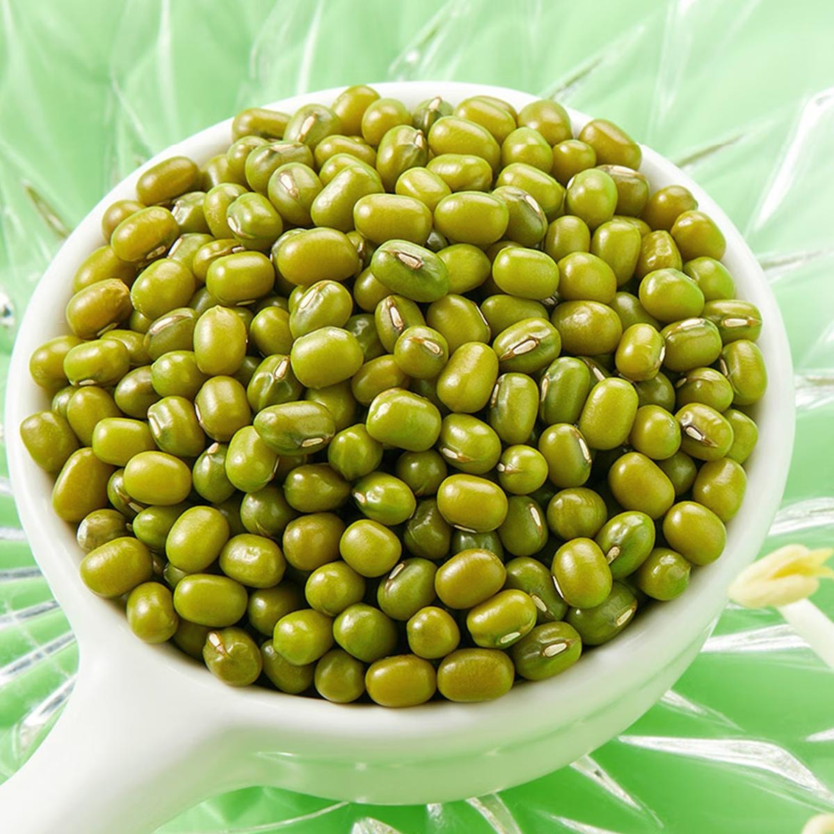 十月稻田绿豆500g【五谷杂粮】【可熬豆浆做绿豆沙绿豆饼】 - 亚米
