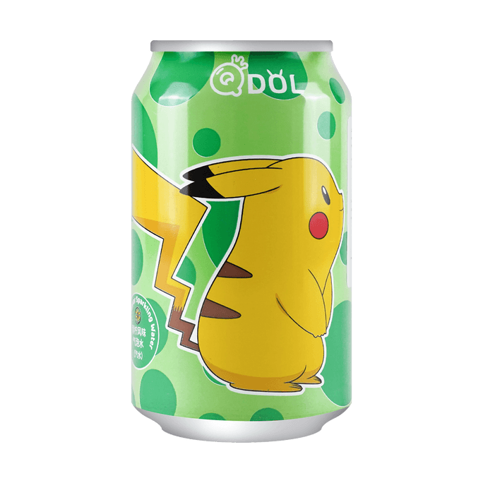 QDOL POKEMON宝可梦系列 青柠气泡水330ml【动漫好物】