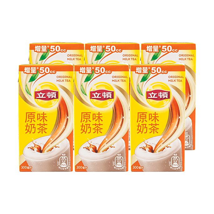 日本立頓 原味奶茶 300ml*6【經典原味】【絲滑順口】