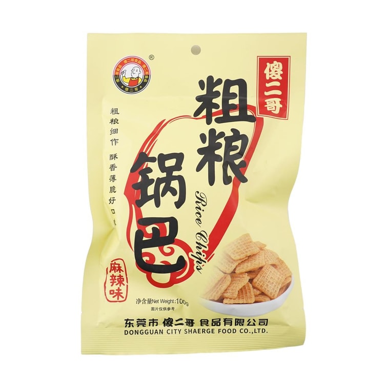傻二哥 传统工艺 粗粮锅巴 麻辣味 100g  3