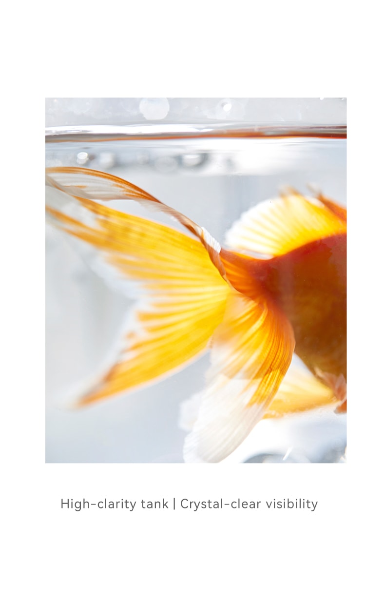 OLAYKS 魚缸新款小型桌上型工作便攜式戶外打氧無線注氧金魚缸