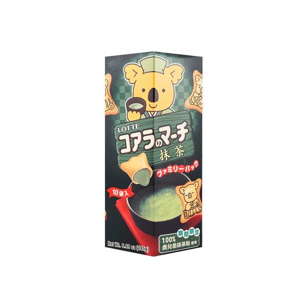 商品详情 - 【新品首发】日本乐天 考拉抹茶小饼干 大盒装 195g - image  0