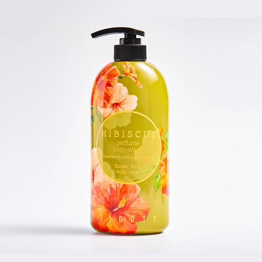 韓國 吉高特 木槿花香氛沐浴露750ml 輕柔潔膚帶來清新柔和花香