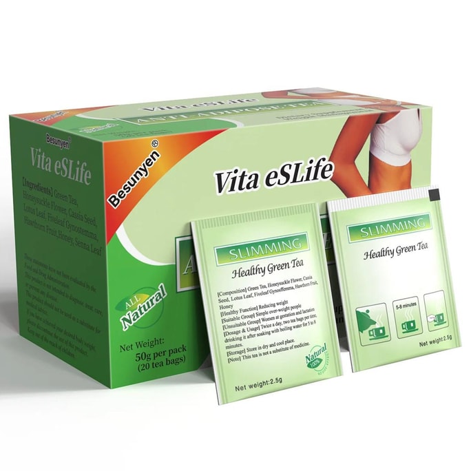 Beasunyen Sliming tea all natural anti-adipose tea 50g per pack(20 tea bags)
