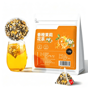 Orange Jasmine Green Tea 182.5g (50 Bags)|Jasmine,Apple,Orange Peel & Pineapple Blend,Fruity Floral