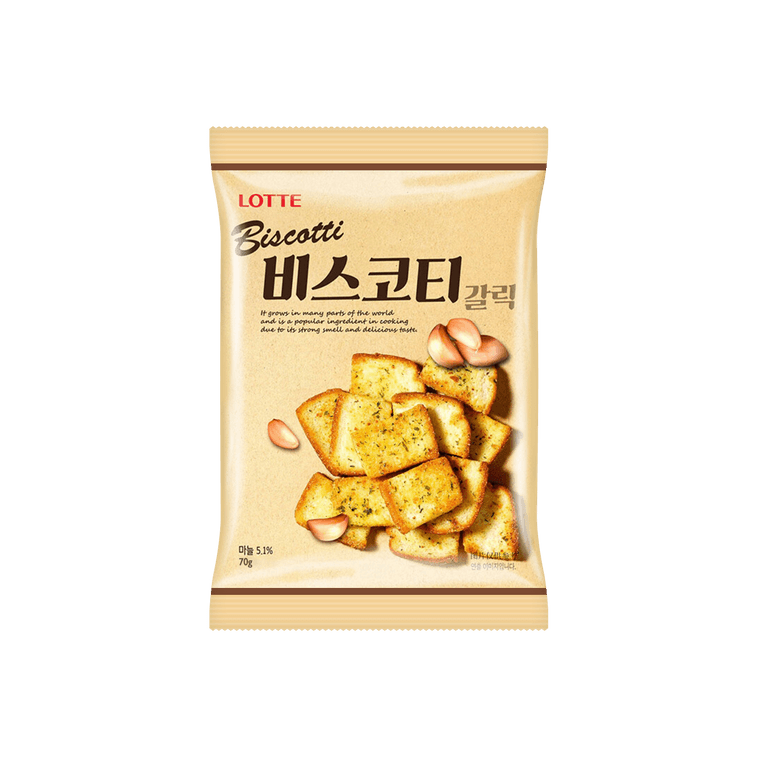 비스코티 크리스피 브레드 마늘 맛, 2.46온스 6