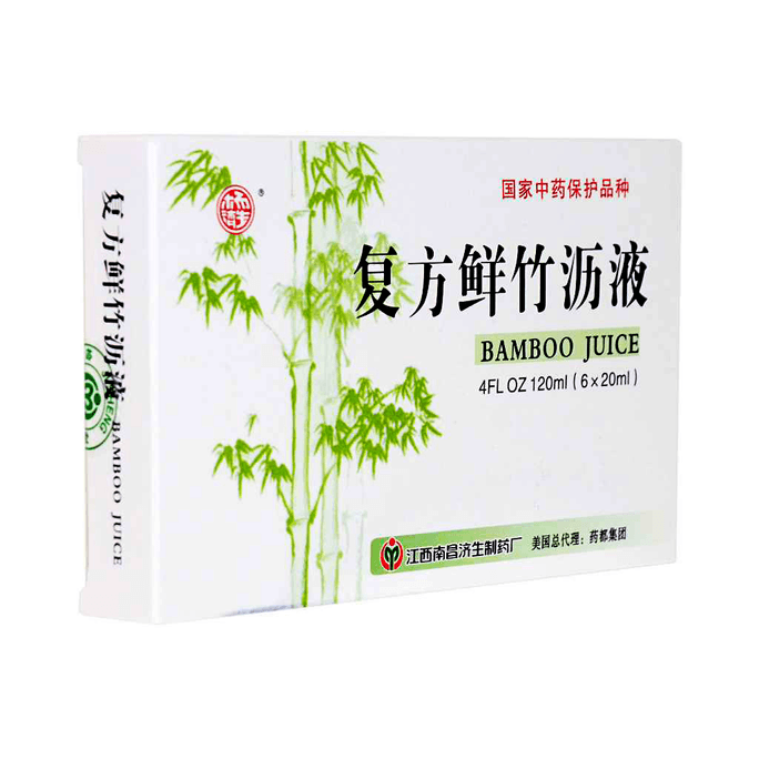 JISHENG Bamboo Juice 20ml x 6 Bottles