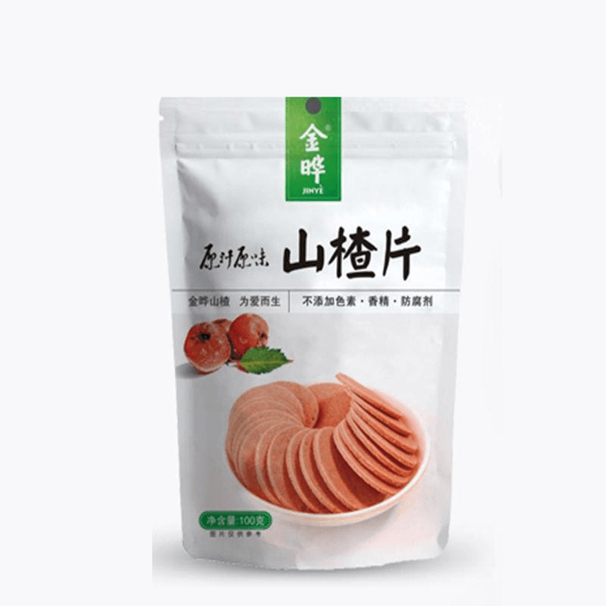 [China Direct Mail] Jinye Hawthorn Round Slice Hawthorn Snack Shandong Specialty Fruit 100g*1 Bag