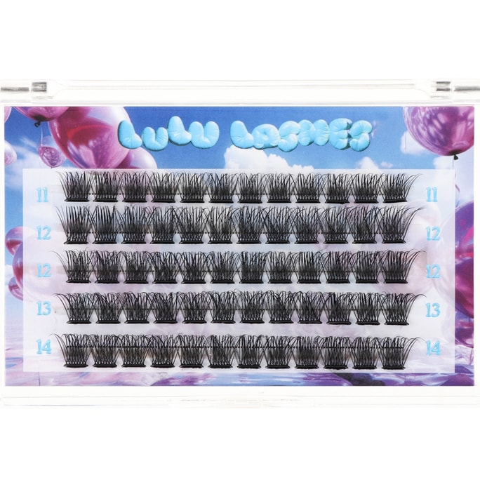 60 Pcs Glue-Free False Lashes Lightweight Extension D-Curl Natural Daily Salon Vibe