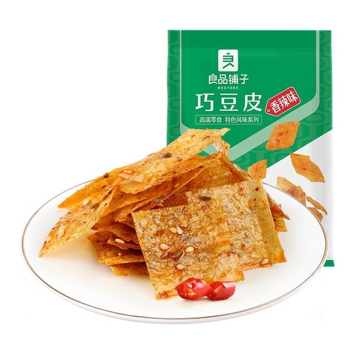 良品铺子 巧豆皮辣味辣条辣片麻辣休闲豆类零食网红小吃儿60g*1袋