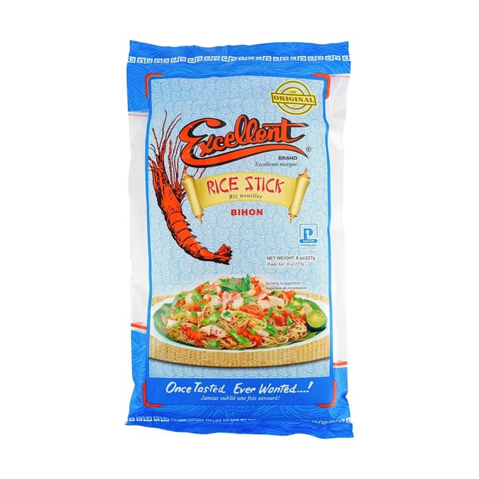 Rice Stick -Bihon, 8oz 【Can Be Stir-Fried, Steamed, Boiled】