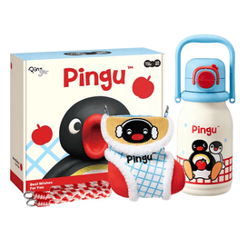 中国直送】ピングー クリスマスリース ぬいぐるみ 1個 (マーケット