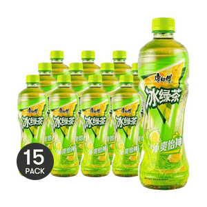 Iced Lemon Green Tea , 16.9 fl oz *15【15 Packs】